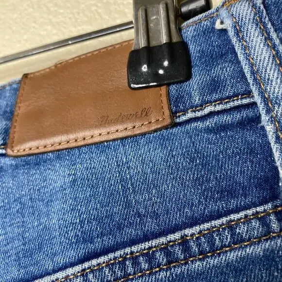 Madewell The High Rise Slim Crop Boyjean Denim Jeans Medium Wash Size 28 - Picture 8 of 11